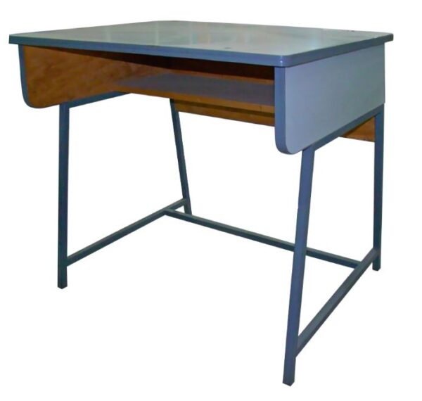 Wooden Desk With Laminate Top and Sides