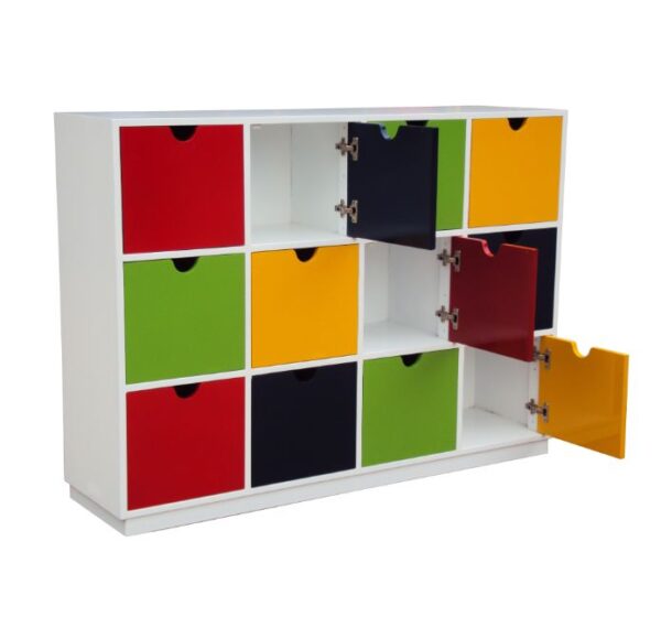 Cubbyhole Locker With 12 Compartments