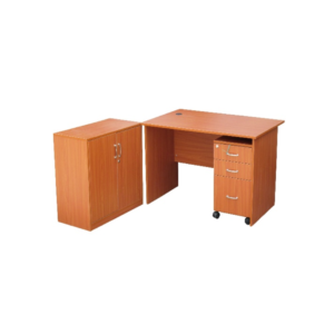 SP DESK WITH 3 FIXED DRAWERS