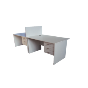 2 WAY WORK STATION WITH STRAIGHT TOPS