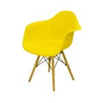 PLASTIC PP CHAIR WITH WOODEN STAND AIC-AT-PC-06 - Image 2
