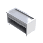 Stainless steel refrigerated salad counter 1500mm x 700mm x 860mm (h) for commercial kitchens