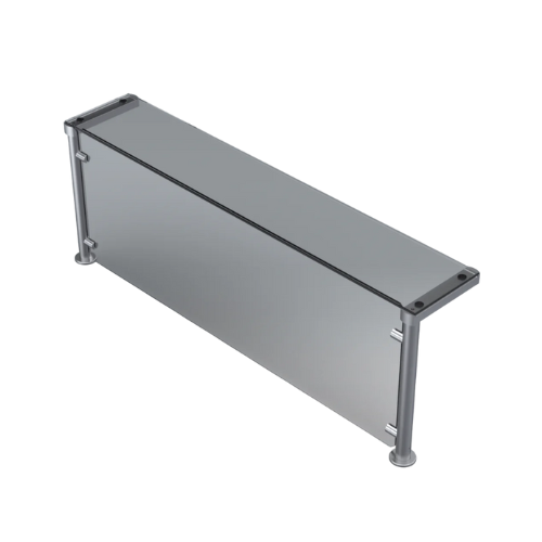 STAINLESS STEEL SNEEZE GUARD 1500mm x 400mm x 500mm (h)