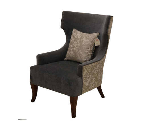 Classic Elsie wingback chair with plush seating, high winged sides, and a refined, elegant silhouette.