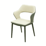 AIC - PLASTIC PU CHAIR WITH METAL STAND - AT-PC-08 - Image 4