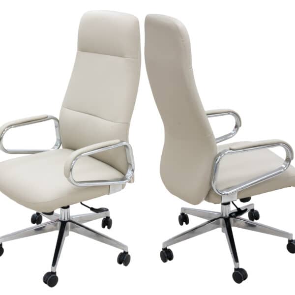 AIC - PU CHAIR - DL920A - HIGH BACK - GREY