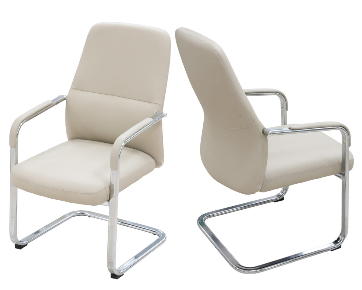 AIC - PU CHAIR - DL920C - VISITORS - GREY - Image 1