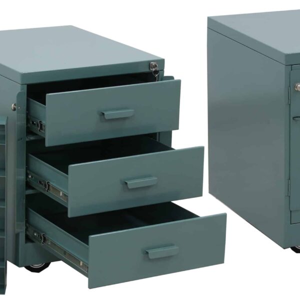 CASHIER TILL 3 DRAWER - 500mm(w) x 610mm(d) x 680mm (h) - DGREY