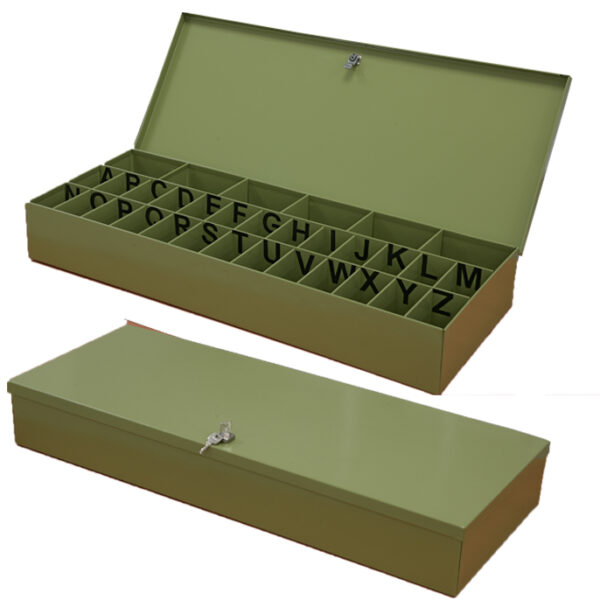 CARD TRAY HOLDER WITH KEYLOCK- 780mm x 300mm(d) x 110mm(h) - 1907