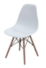 AIC - PLASTIC PP CHAIR WITH WOODEN STAND 42cm(h) - AT-PC-05 - Image 2