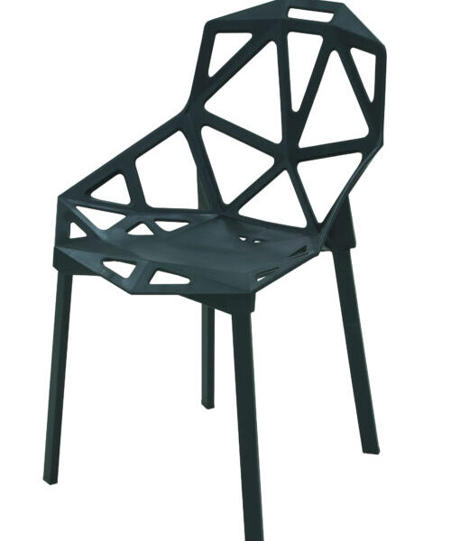 AIC - PLASTIC CHAIR WITH METAL STAND - AT-PC-13