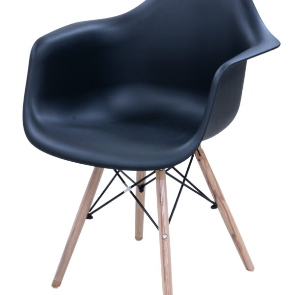 AIC - PLASTIC PP CHAIR WITH WOODEN STAND - AT-PC-06