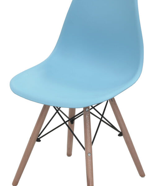 AIC - PLASTIC PP CHAIR WITH WOODEN STAND 42cm(h) - AT-PC-05