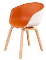 PLASTIC CHAIR AIC-AT-PC-09 (BLACK,GREEN,ORANGE,YELLOW, BLUE) - Image 2