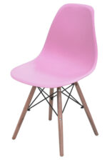 AIC - PLASTIC PP CHAIR WITH WOODEN STAND 42cm(h) - AT-PC-05 - Image 3