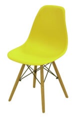 AIC - PLASTIC PP CHAIR WITH WOODEN STAND 42cm(h) - AT-PC-05 - Image 4
