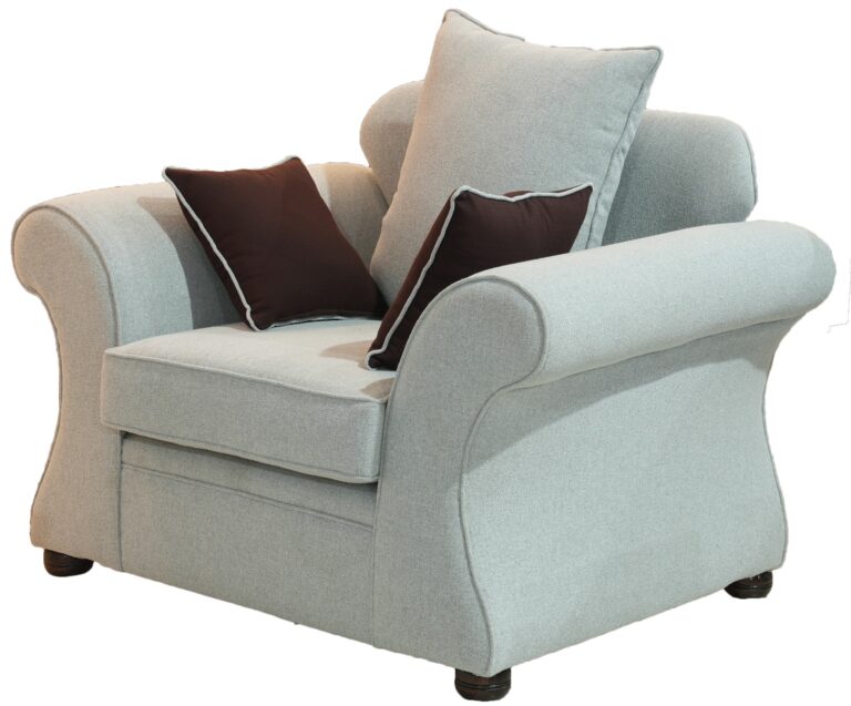 Modern Lawson 1-seater couch with plush cushions, soft fabric upholstery, and a minimalist contemporary design.