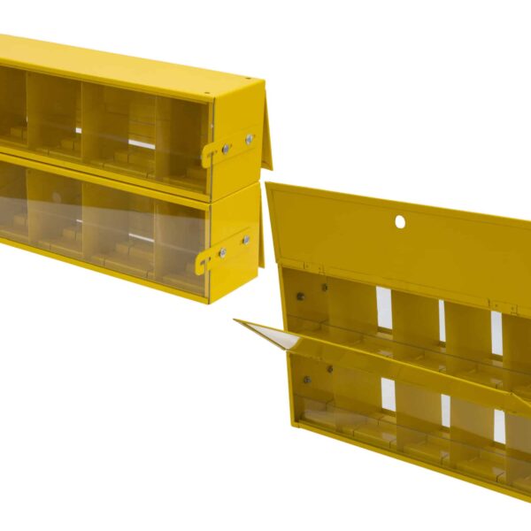 STACKED SWEET DISPLAY STAND - 605mm x 131mm(d) x 280mm(h) - Juicy Fruit Yellow