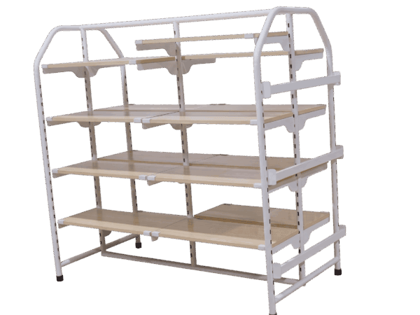 Double-Sided Clothing Display Rack